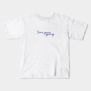 tom yum goong - Thai blue - Flag color Kids T-Shirt